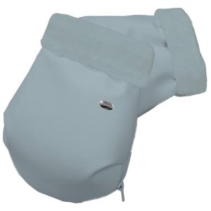 7890 Guantes Polipiel Azulado
